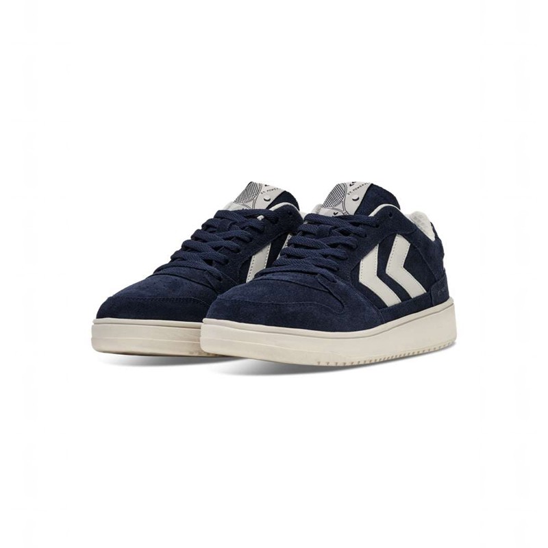 Pánské Tenisky Hummel St. Power Play Suede Tmavě Blankyt | 815214-139