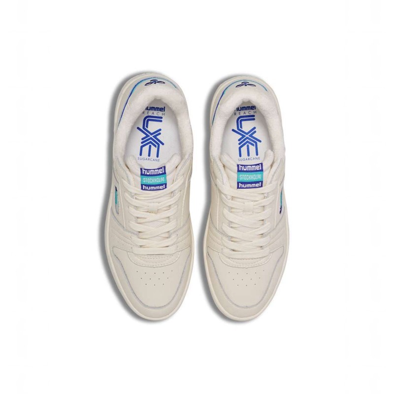 Pánské Tenisky Hummel Stockholm Lx-e Archive Bílé | 721586-238