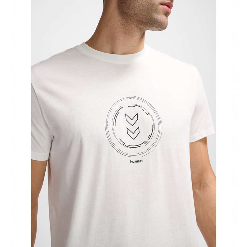 Pánské Tričko Hummel Active Circle Co S/S Bílé | 384768-891