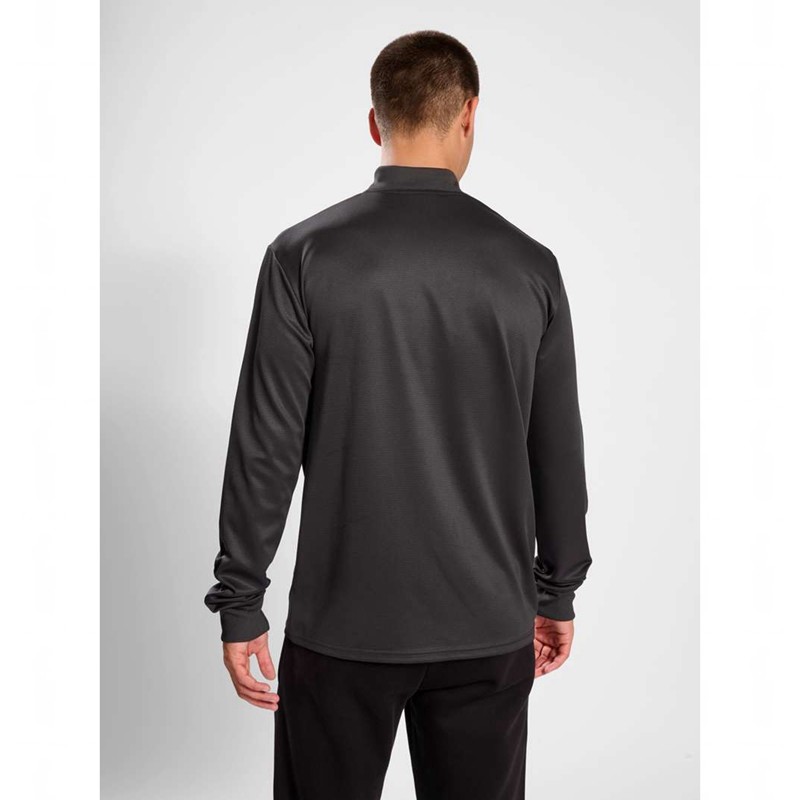 Pánské Tričko Hummel Active Pl Half Zip Černé | 404747-040