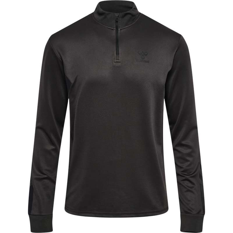 Pánské Tričko Hummel Active Pl Half Zip Černé | 404747-040