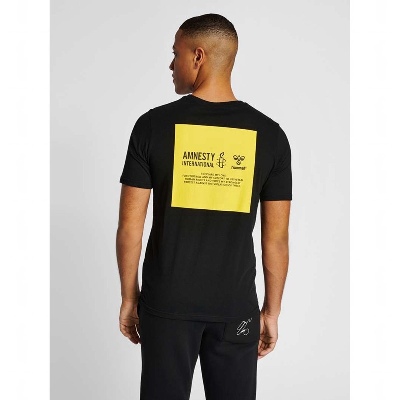 Pánské Tričko Hummel Amnesty Label Šedé | 659841-403