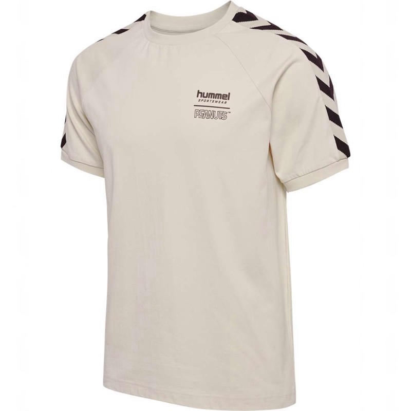 Pánské Tričko Hummel Archive S/S Peanuts Béžový | 510888-514