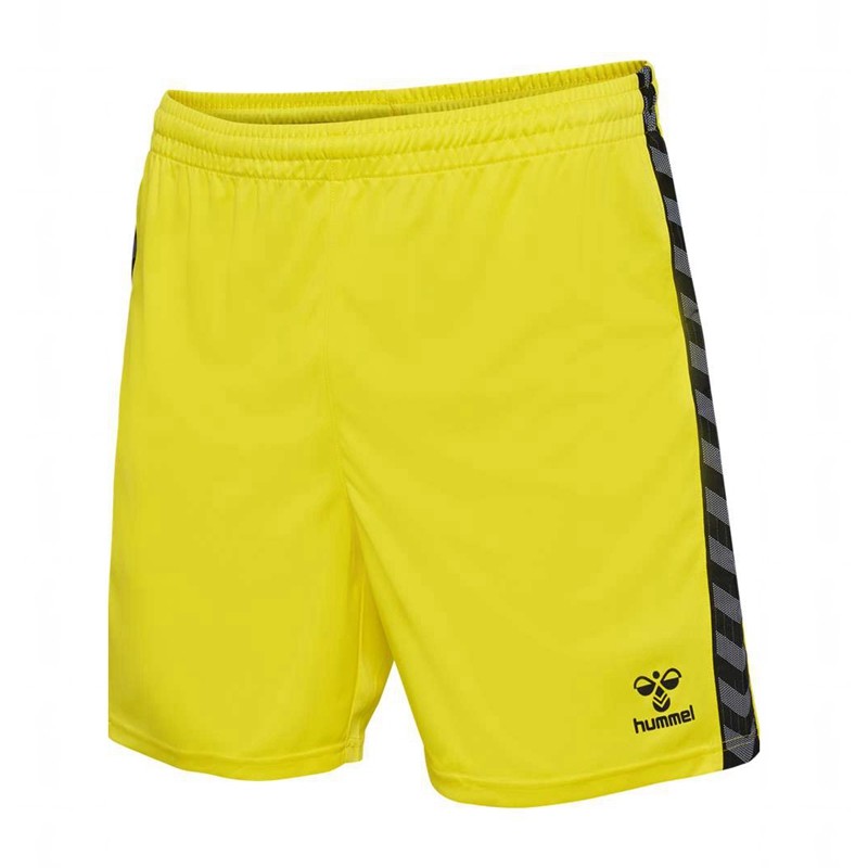 Pánské Tričko Hummel Authentic Pl Žluté | 991531-487