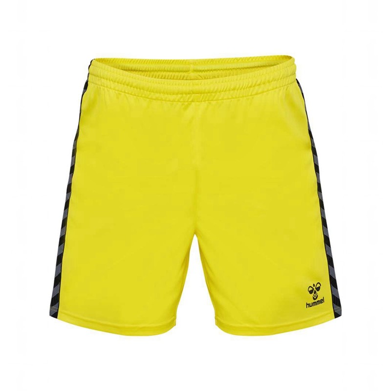 Pánské Tričko Hummel Authentic Pl Žluté | 991531-487