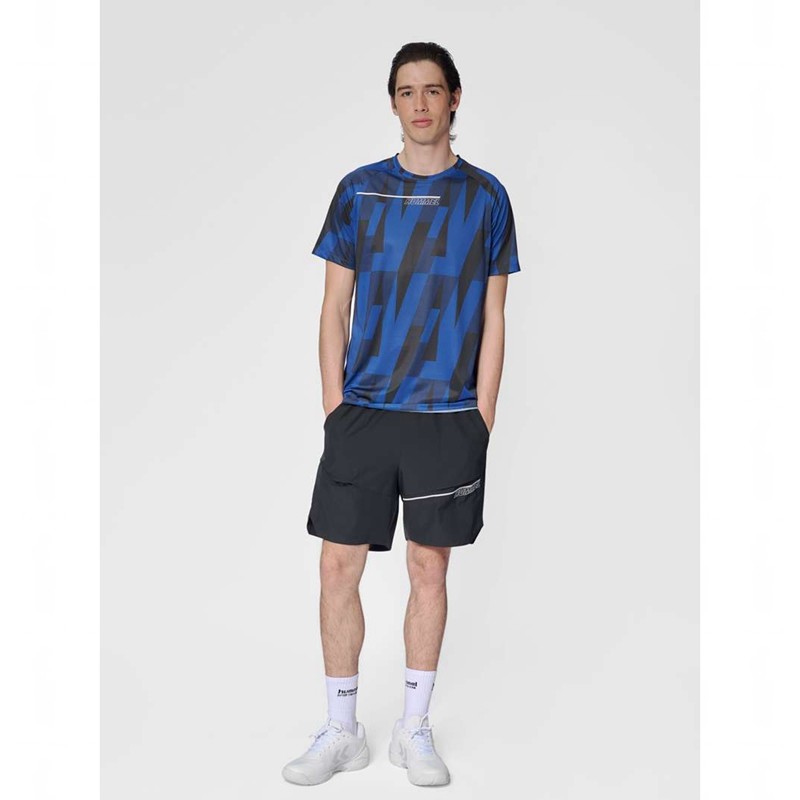 Pánské Tričko Hummel Court Aop Light Weight Blankyt | 567874-965