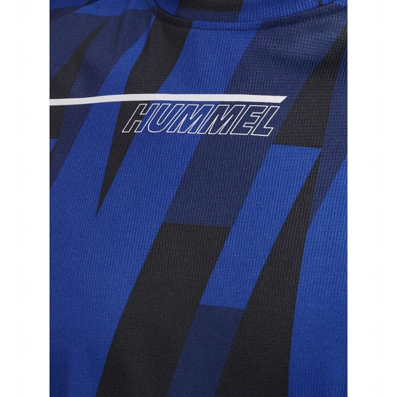 Pánské Tričko Hummel Court Aop Light Weight Blankyt | 567874-965