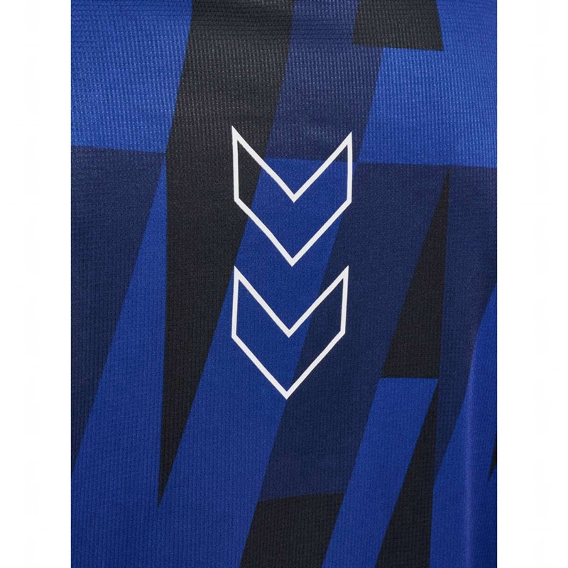 Pánské Tričko Hummel Court Aop Light Weight Blankyt | 567874-965