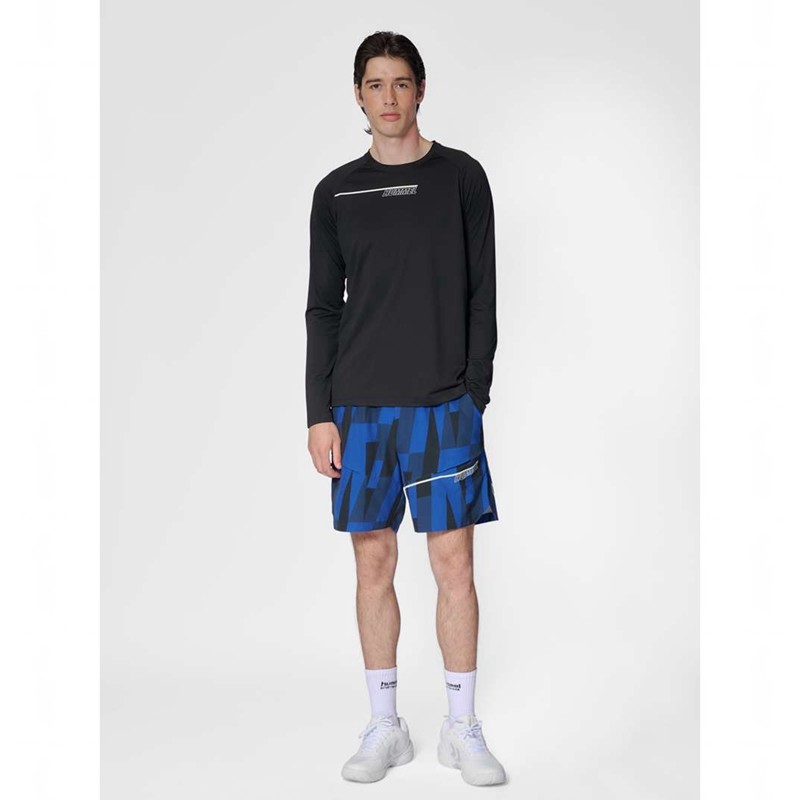 Pánské Tričko Hummel Court Light Weight L/S Černé | 227729-236
