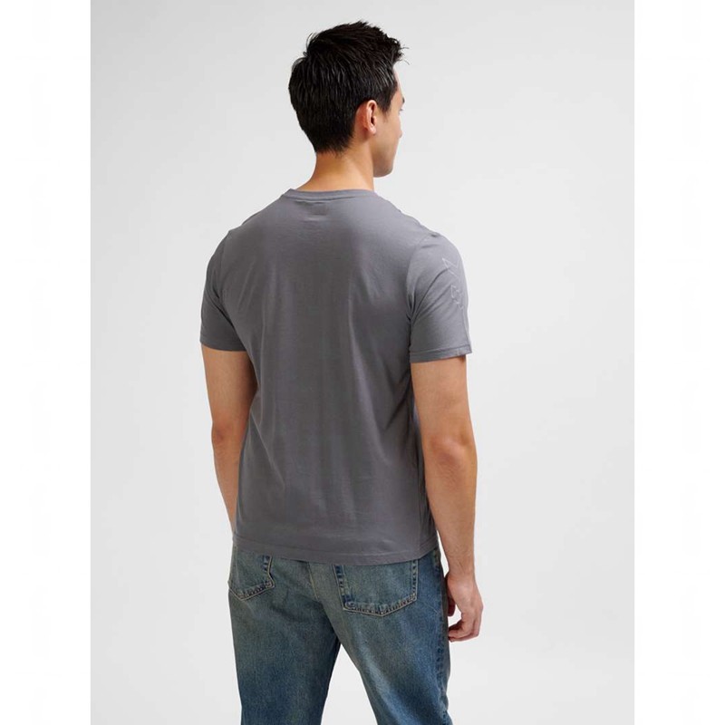 Pánské Tričko Hummel Elemental Chevron Cotton Šedé | 492064-314