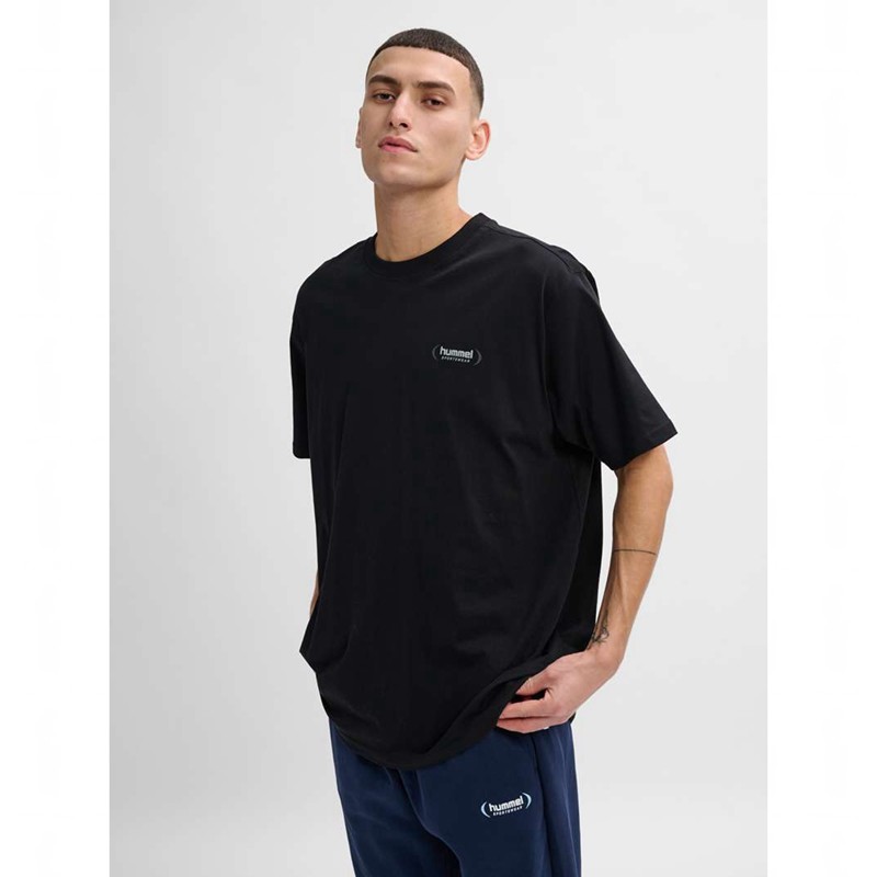 Pánské Tričko Hummel Felix Loose Černé | 505149-162