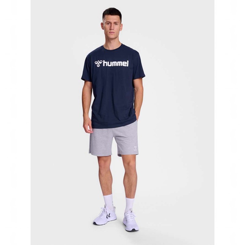 Pánské Tričko Hummel Go 2.0 Logo S/S Tmavě Blankyt | 232312-507