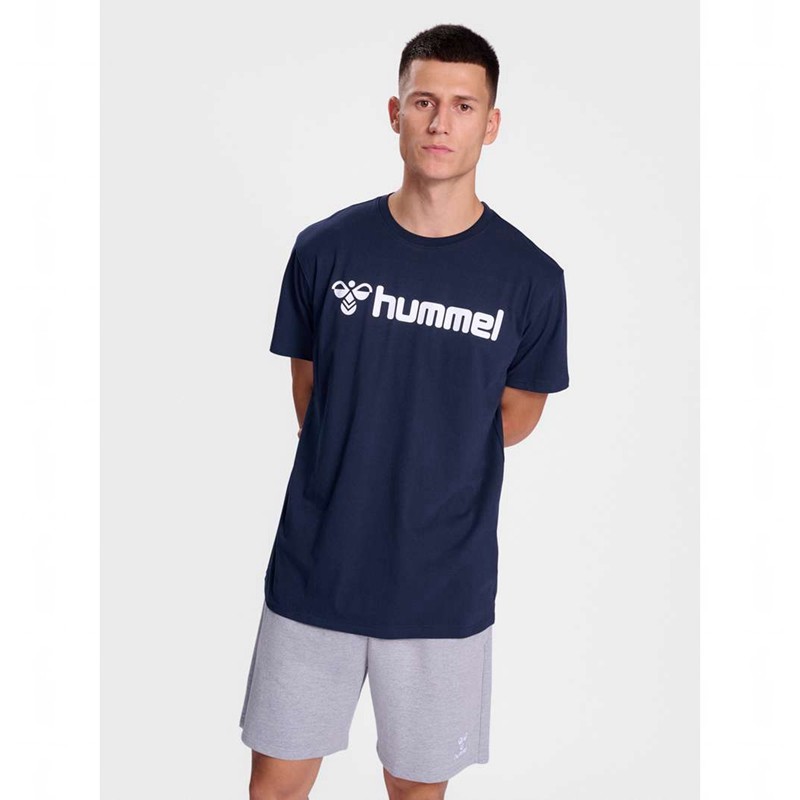 Pánské Tričko Hummel Go 2.0 Logo S/S Tmavě Blankyt | 232312-507