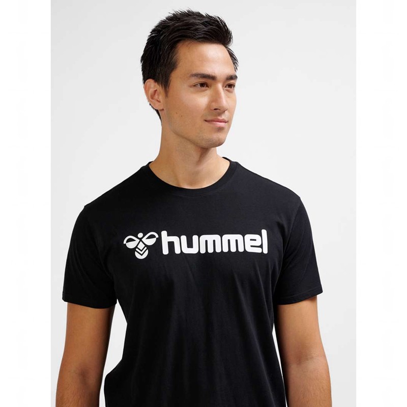 Pánské Tričko Hummel Go 2.0 Logo S/S Černé | 196186-260
