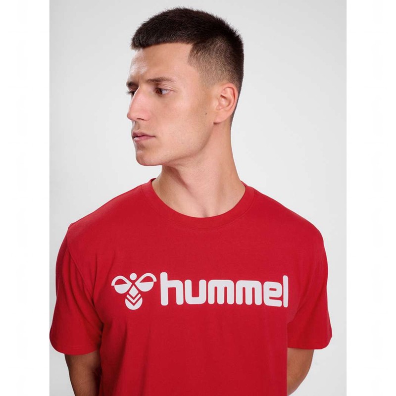 Pánské Tričko Hummel Go 2.0 Logo S/S Červené | 033474-463