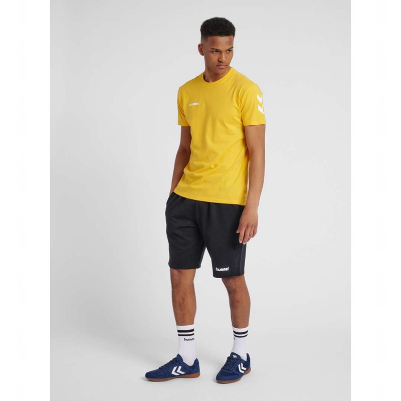 Pánské Tričko Hummel Go Cotton S/S Žluté | 453437-549