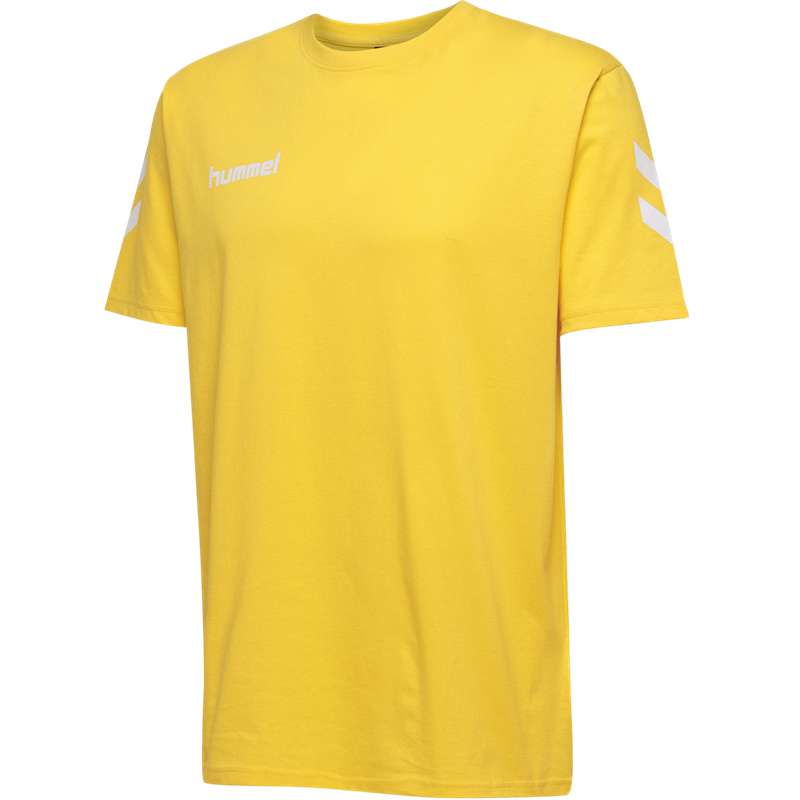 Pánské Tričko Hummel Go Cotton S/S Žluté | 453437-549