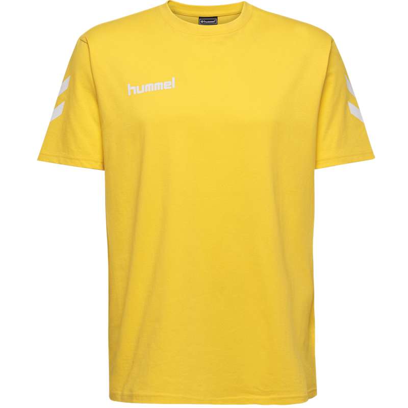Pánské Tričko Hummel Go Cotton S/S Žluté | 453437-549