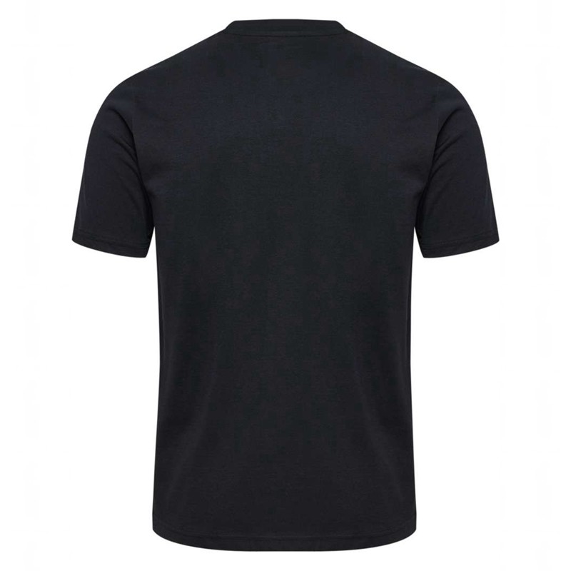 Pánské Tričko Hummel Graphic Triple Logo Cotton Černé | 135989-960