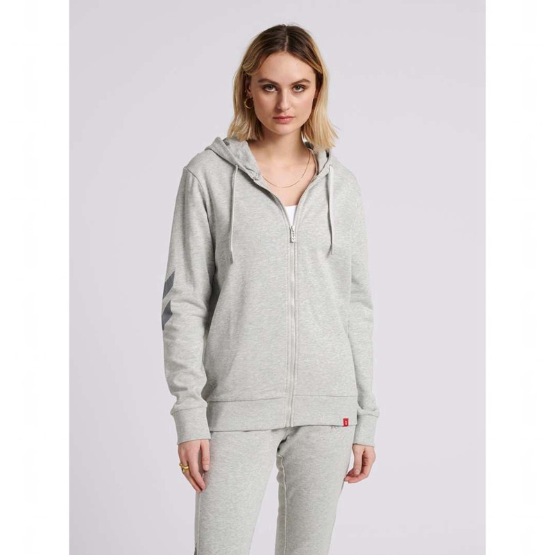 Pánské Tričko Hummel Legacy Zip Šedé | 054226-326