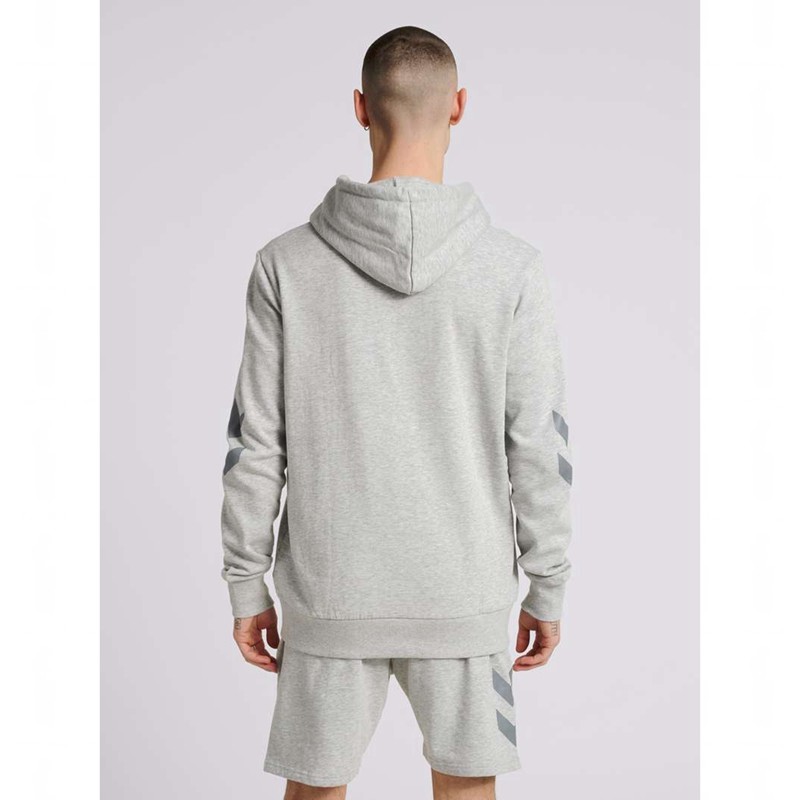 Pánské Tričko Hummel Legacy Zip Šedé | 054226-326