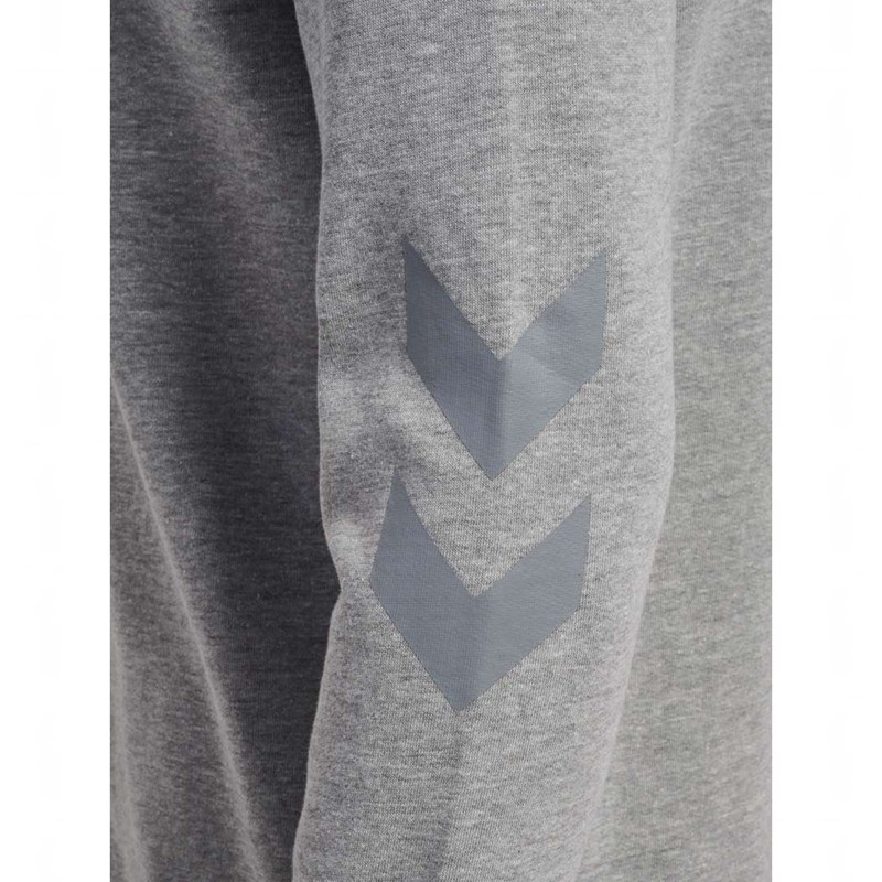 Pánské Tričko Hummel Legacy Zip Šedé | 054226-326