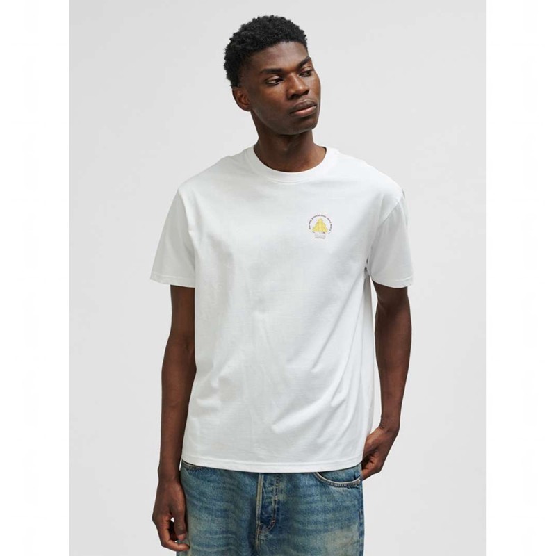 Pánské Tričko Hummel Loose S/S Call Us Bílé | 806802-178