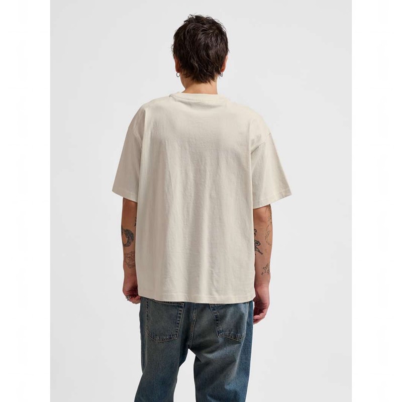 Pánské Tričko Hummel Loose S/S Headball Bílé | 730143-924