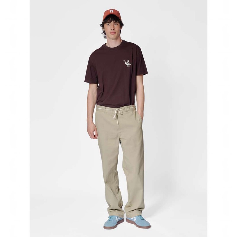Pánské Tričko Hummel Loose S/S Lesson Čokolády | 266790-491