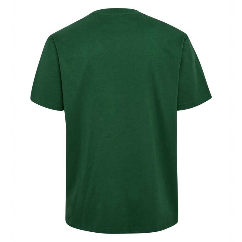 Pánské Tričko Hummel Loose S/S University Bee Zelene | 345633-191