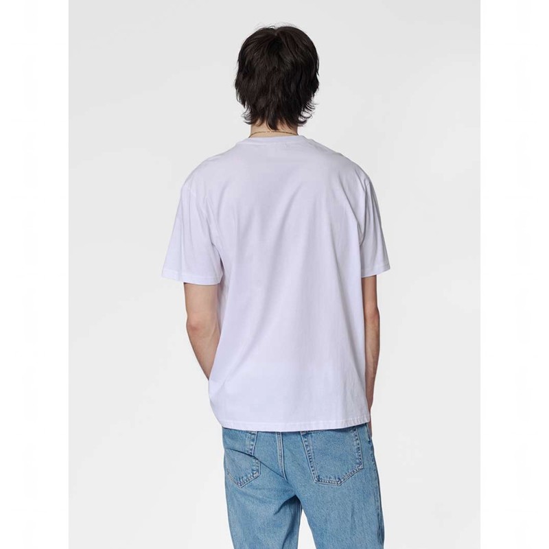 Pánské Tričko Hummel Loose S/S University Bee Bílé | 492016-221