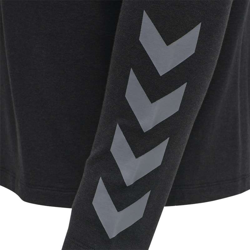 Pánské Tričko Hummel Mace Ls Černé | 946414-069