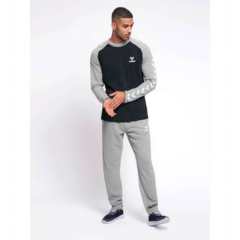 Pánské Tričko Hummel Mark L/S Černé | 732521-281