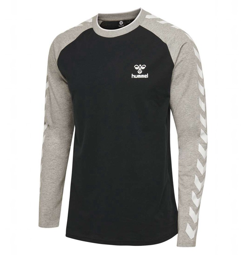 Pánské Tričko Hummel Mark L/S Černé | 732521-281