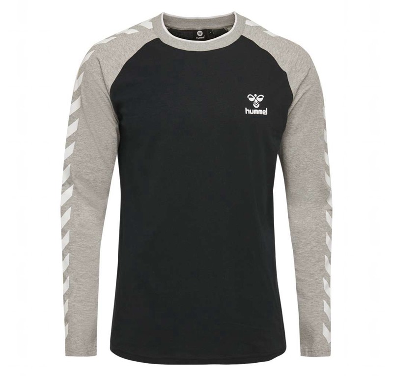 Pánské Tričko Hummel Mark L/S Černé | 732521-281