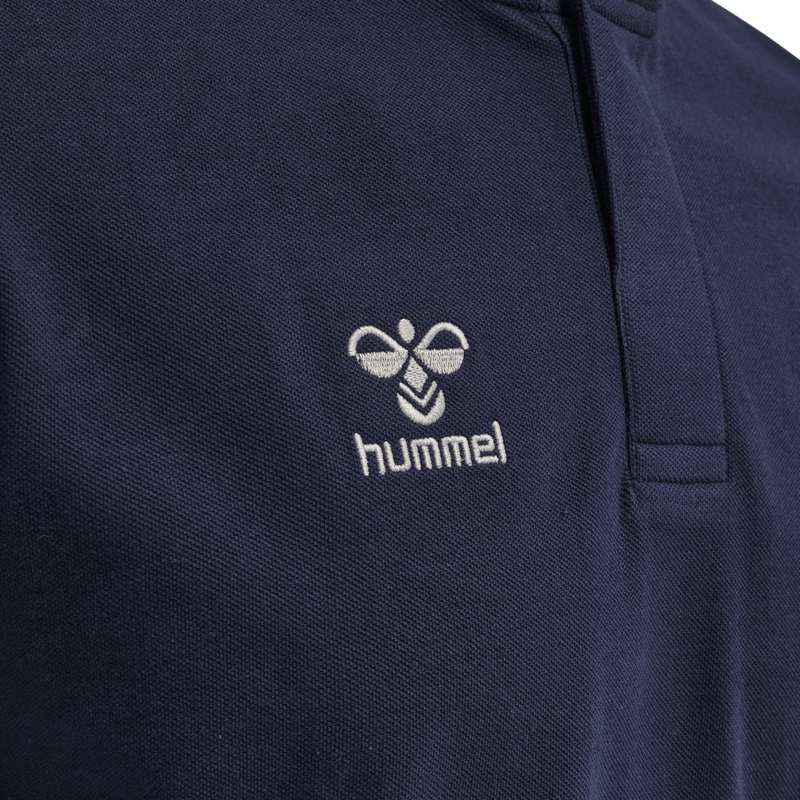 Pánské Tričko Hummel Move Grid Polo Tmavě Blankyt | 531697-275