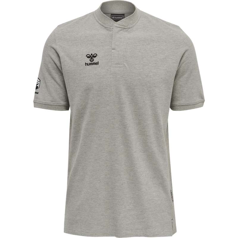 Pánské Tričko Hummel Move Grid Polo Šedé | 762325-185