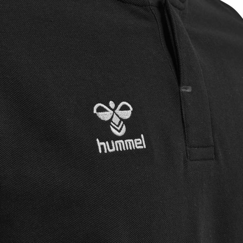 Pánské Tričko Hummel Move Grid Polo Černé | 063541-712
