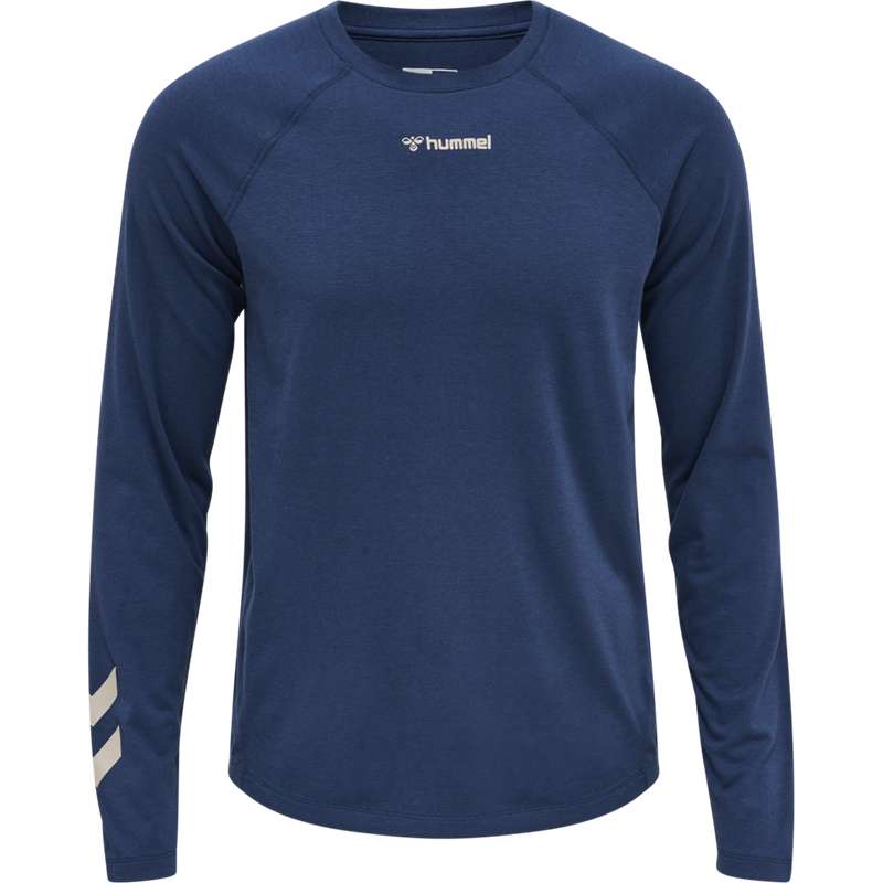 Pánské Tričko Hummel Mt Laze L/S Tmavě Blankyt | 032682-647
