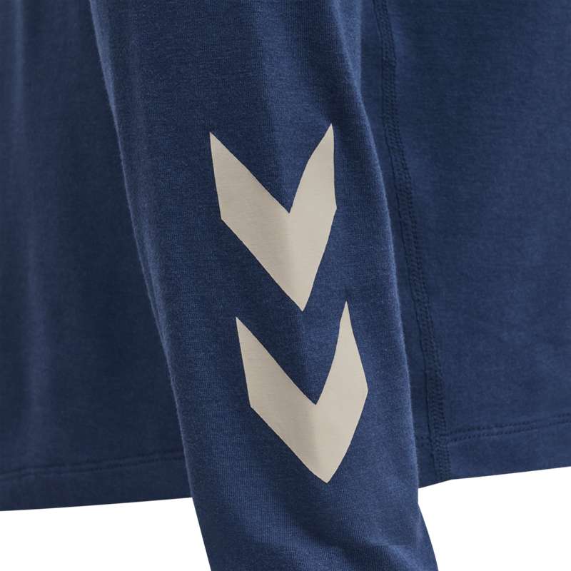 Pánské Tričko Hummel Mt Laze L/S Tmavě Blankyt | 032682-647