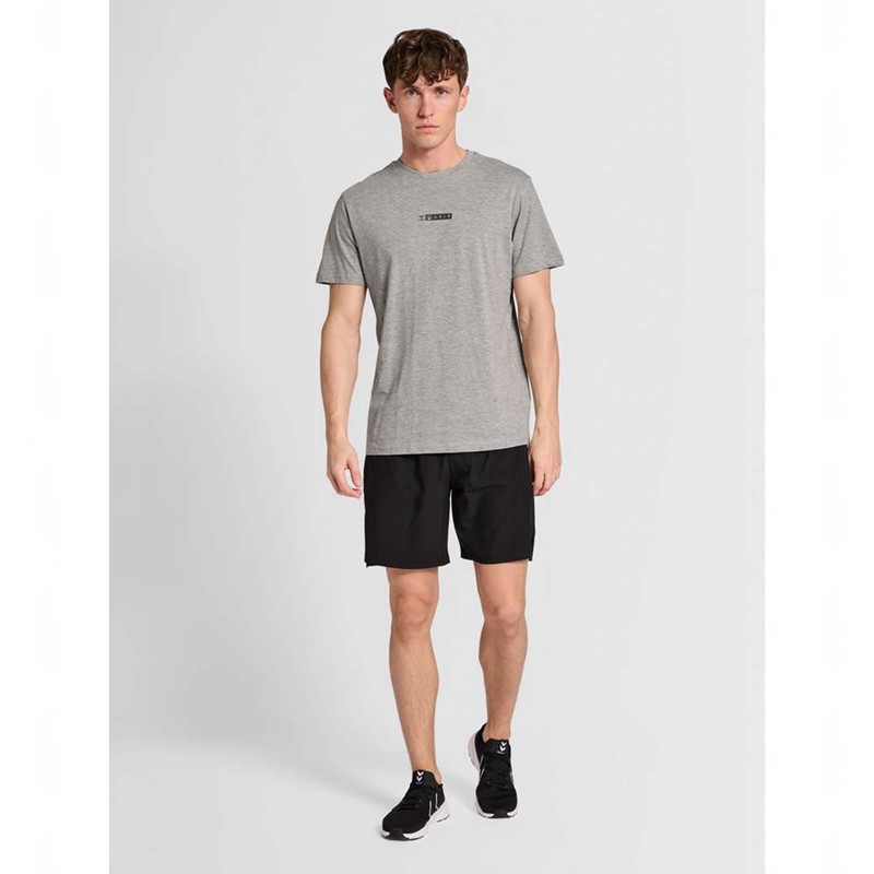 Pánské Tričko Hummel Offgrid S/S Šedé | 805377-232