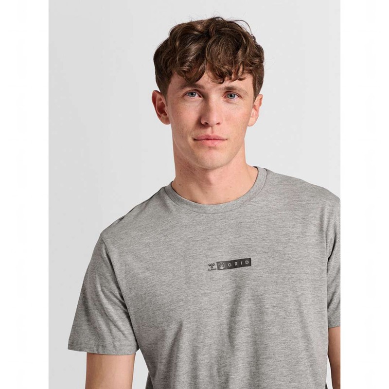 Pánské Tričko Hummel Offgrid S/S Šedé | 805377-232
