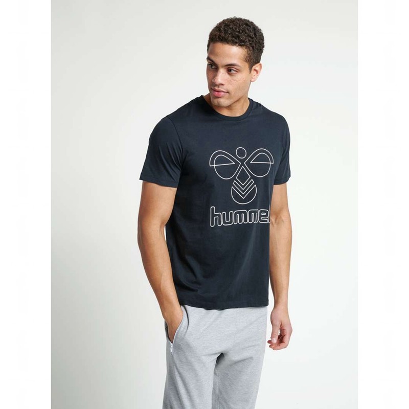 Pánské Tričko Hummel Peter S/S Černé | 618425-531