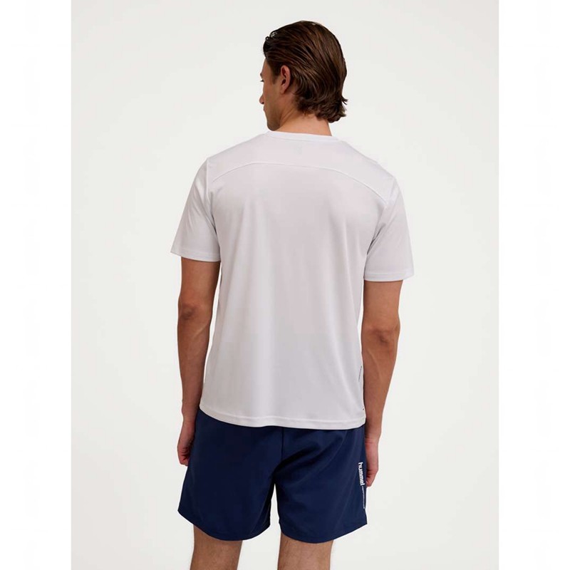 Pánské Tričko Hummel Pulse Training S/S Bílé | 096029-168