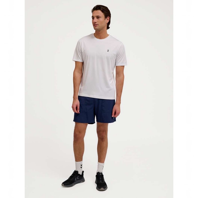 Pánské Tričko Hummel Pulse Training S/S Bílé | 096029-168