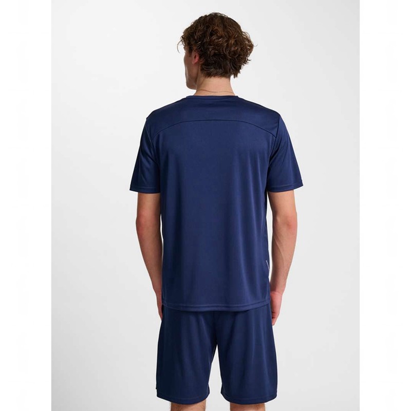 Pánské Tričko Hummel Pulse Training S/S Tmavě Blankyt | 261590-178