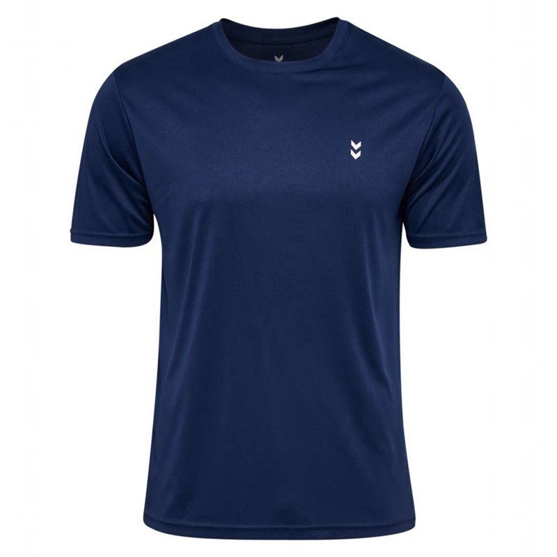 Pánské Tričko Hummel Pulse Training S/S Tmavě Blankyt | 261590-178