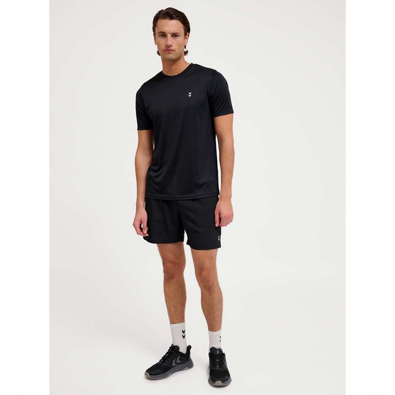Pánské Tričko Hummel Pulse Training S/S Černé | 022965-496