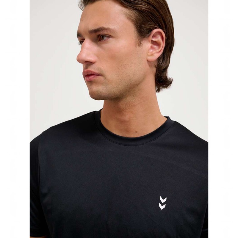 Pánské Tričko Hummel Pulse Training S/S Černé | 022965-496