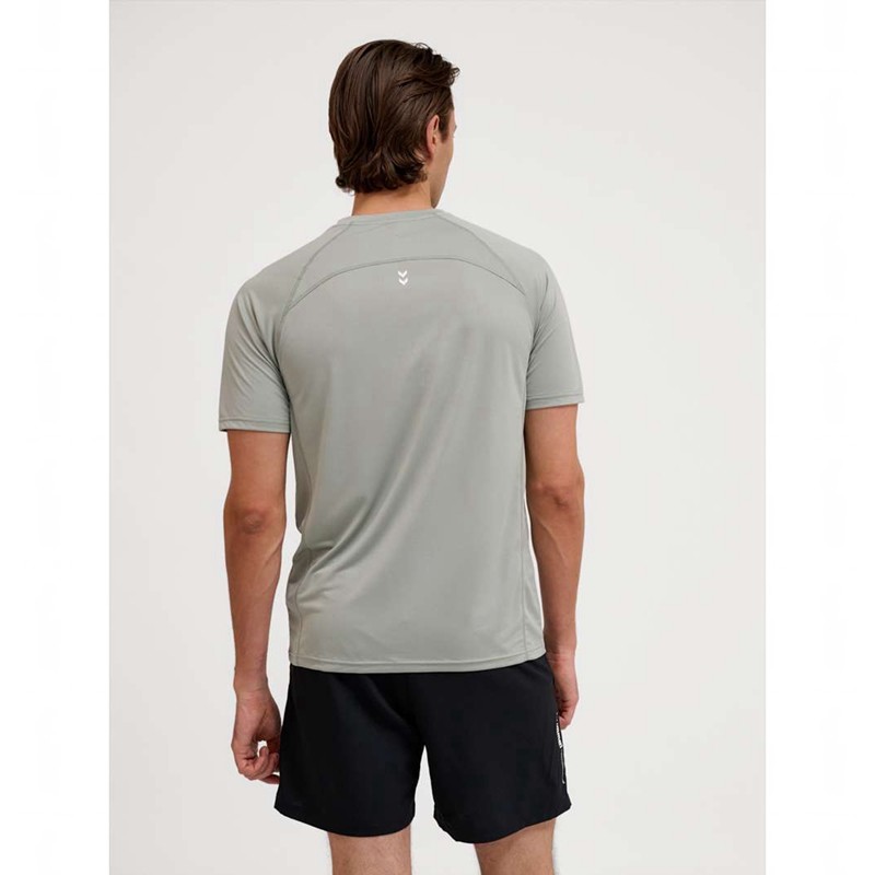 Pánské Tričko Hummel Pulse Workout S/S Šedé | 369260-401